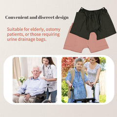 Lmaray catheter leg bag shorts feature strap replacement for tidy tube management