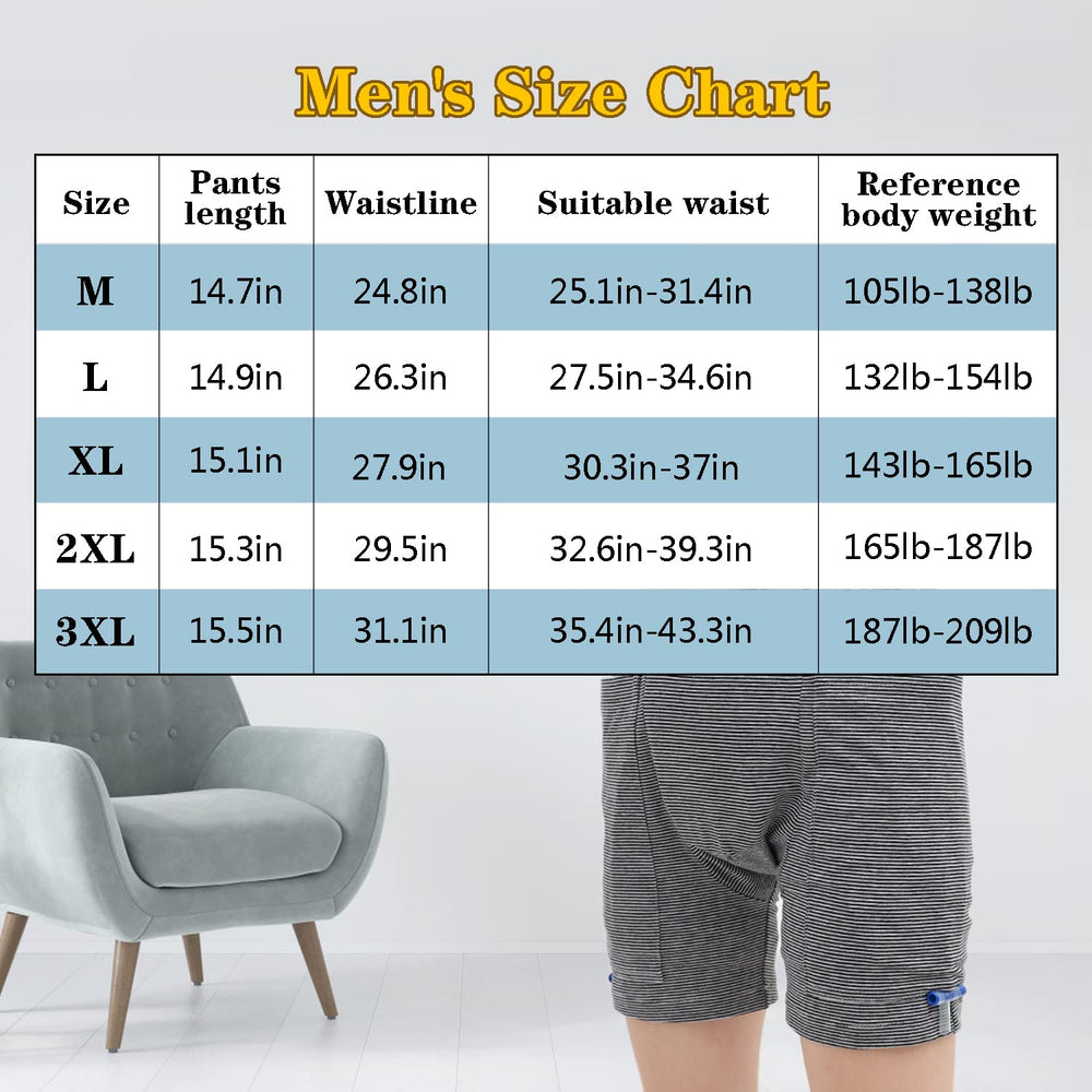 Lmaray incontinence trousers with double-pocket design for balanced urine bag distribution.
