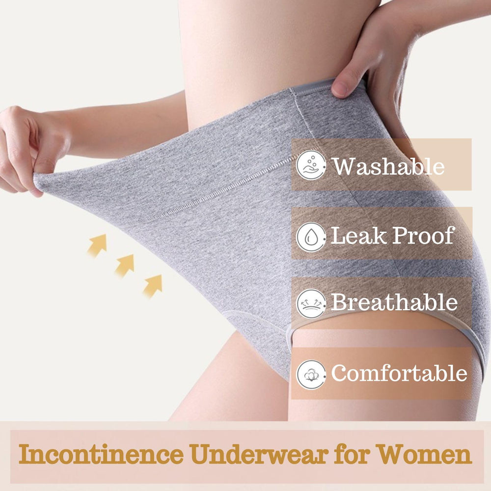 Lmaray leakproof underwear close-up shows soft cotton fabric and comfortable feel.