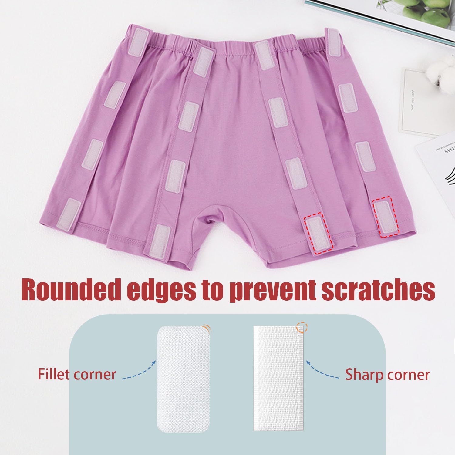 Lmaray tear-away briefs with side closure for quick removal