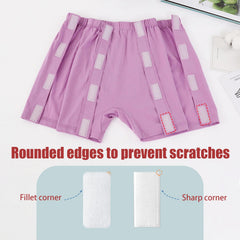 Lmaray tear-away briefs with side closure for quick removal