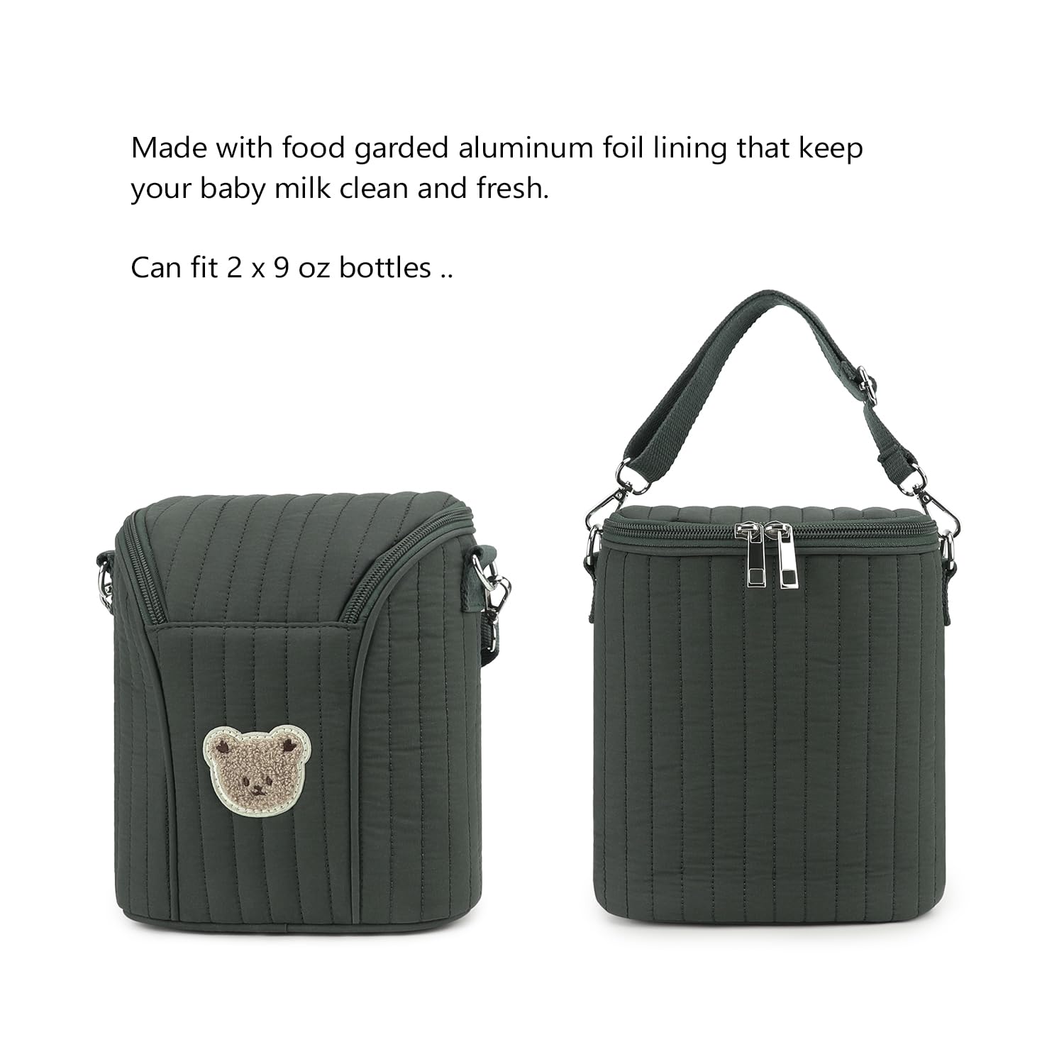 Lmbabter milk and breast pump cooling bag aids safe transport.