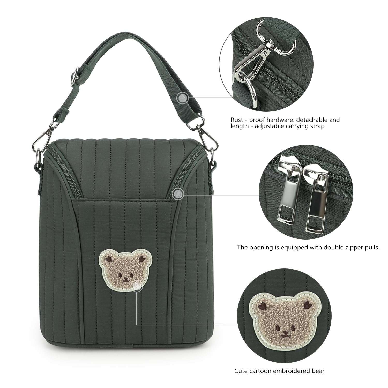 Lmbabter portable cooler storage bag maintains freshness during trips.