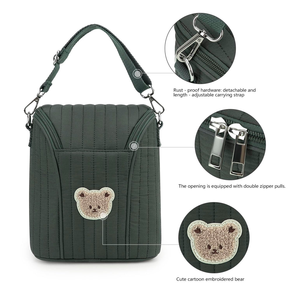 Lmbabter portable cooler storage bag maintains freshness during trips.
