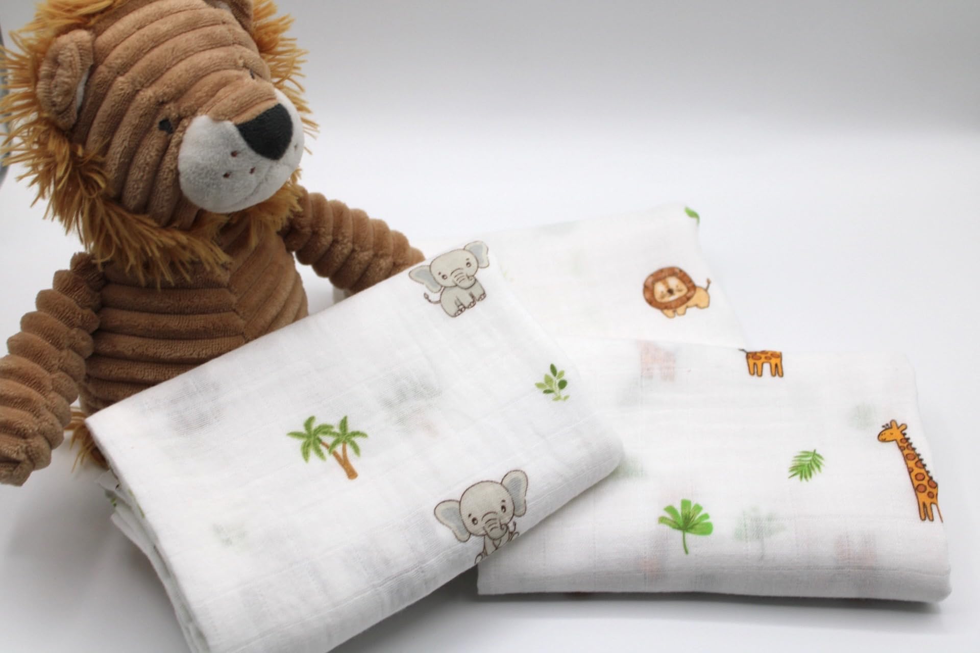 LMED Babyland muslin receiving cloth stays soft after repeated washes.