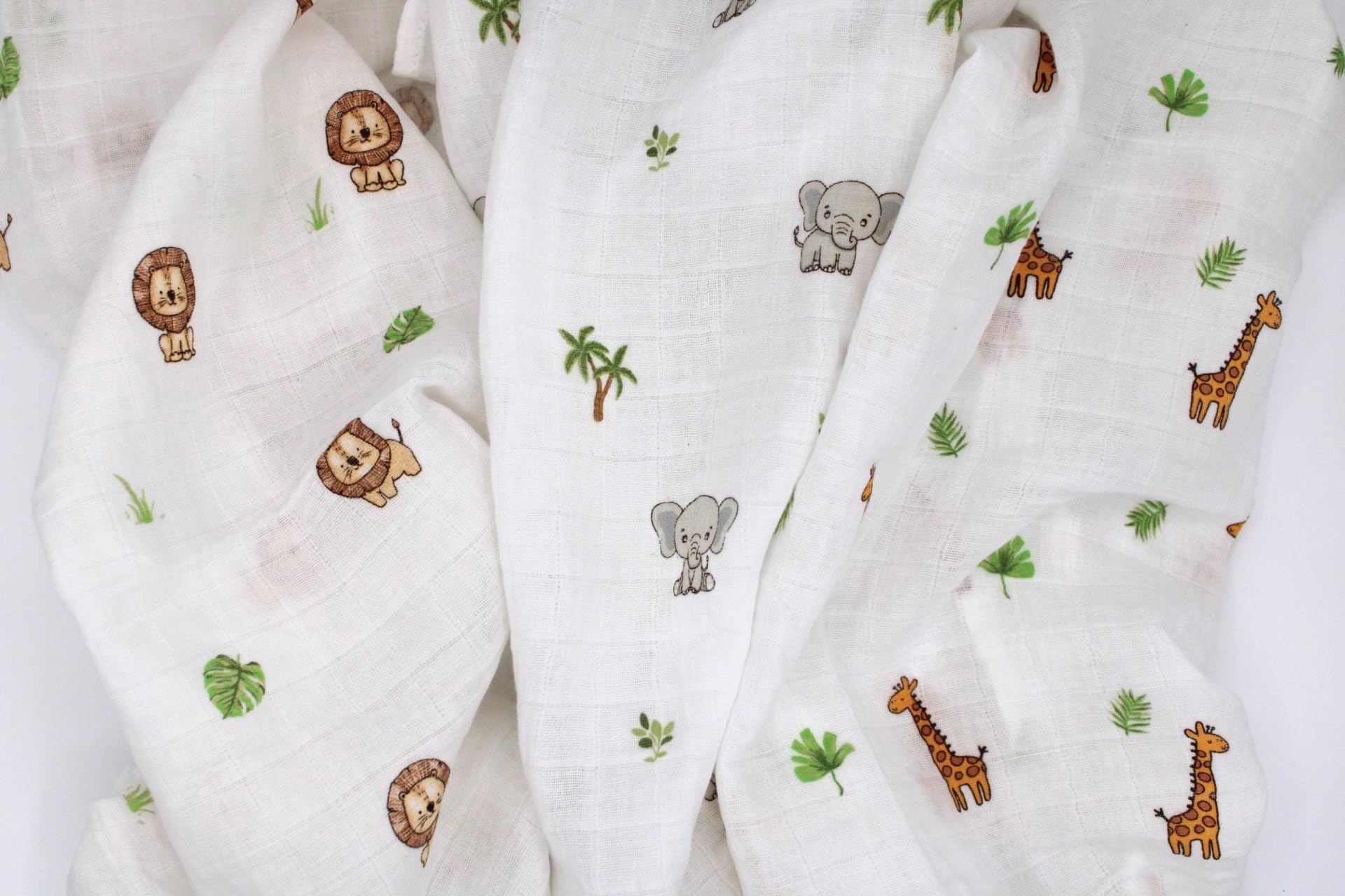 LMED Babyland muslin receiving cloth used during feeding and burping for comfort.