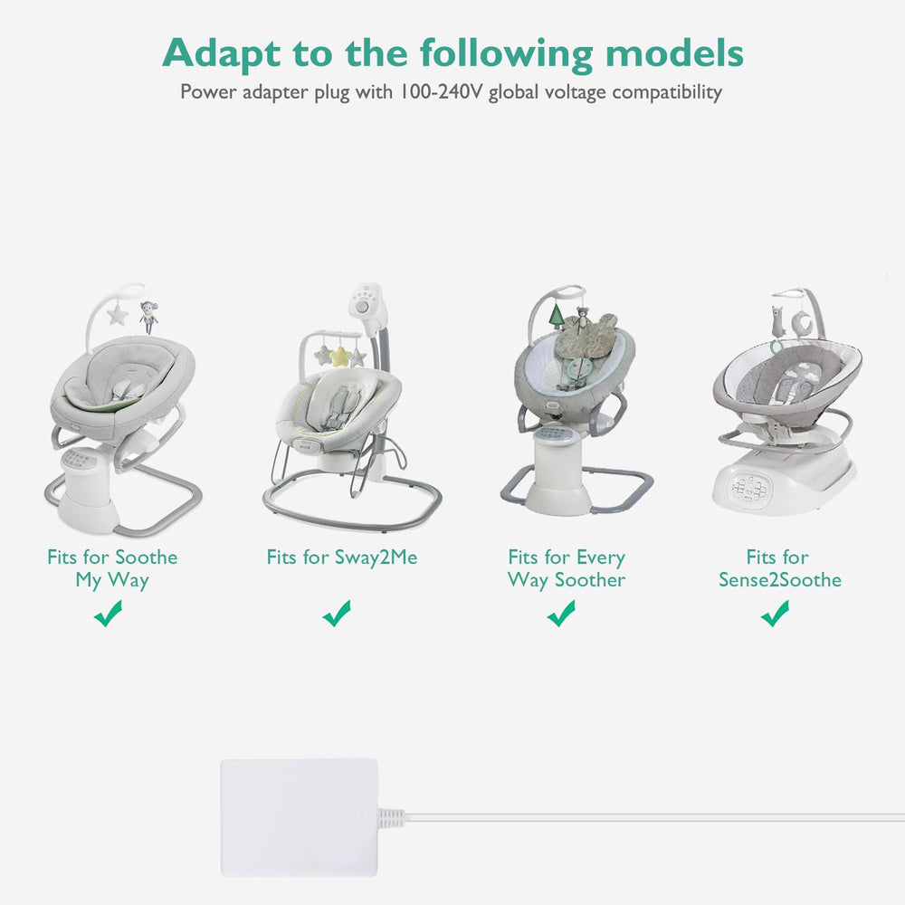 Lnauy Graco EveryWay Soother charger ensures steady operation for peaceful sessions.