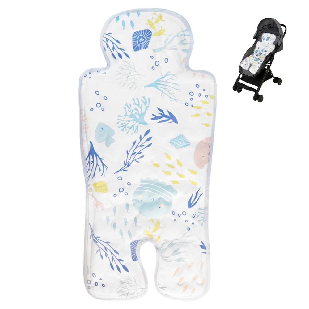 LNQ LUNIQI gel car seat cooler pad folded for easy storage and portability