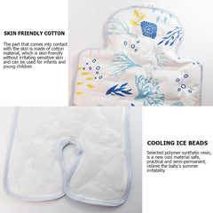 Secure strap design on LNQ LUNIQI cooling pad prevents shifting