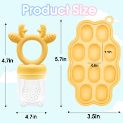 Lnxusoqs freezer tray with lid keeps frozen portions clean and organized