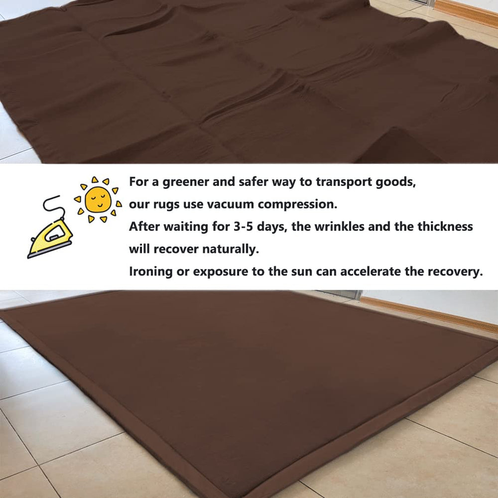Loartee Memory foam thickness cushions gentle landings during playtime.
