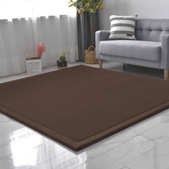 Loartee non-slip bottom keeps rug in place during active play.