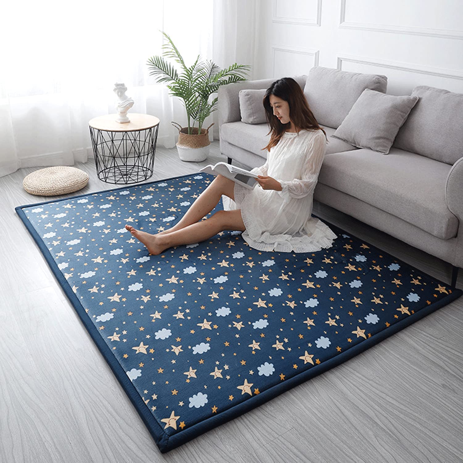 Loartee starry astral colors bring bold yet calming decor