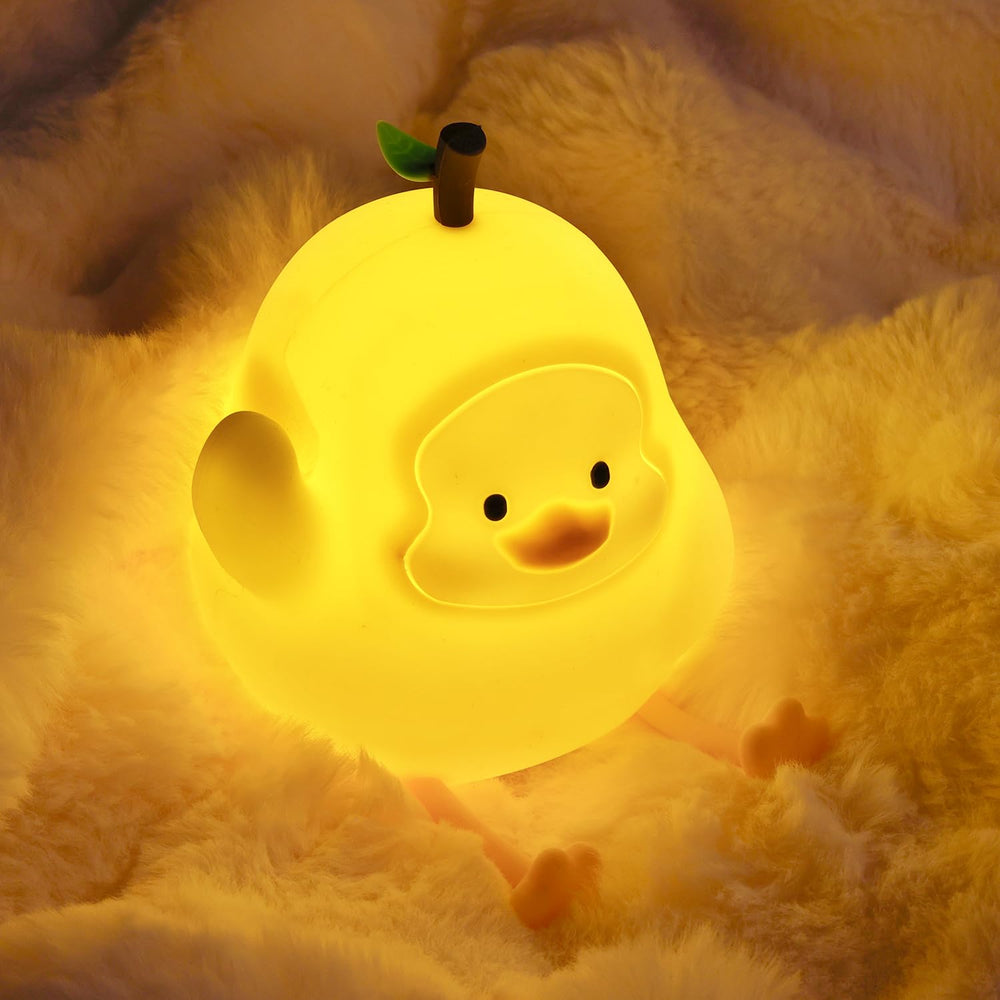 loatme dimmable warm glow night light offers eye-friendly lighting with no glare
