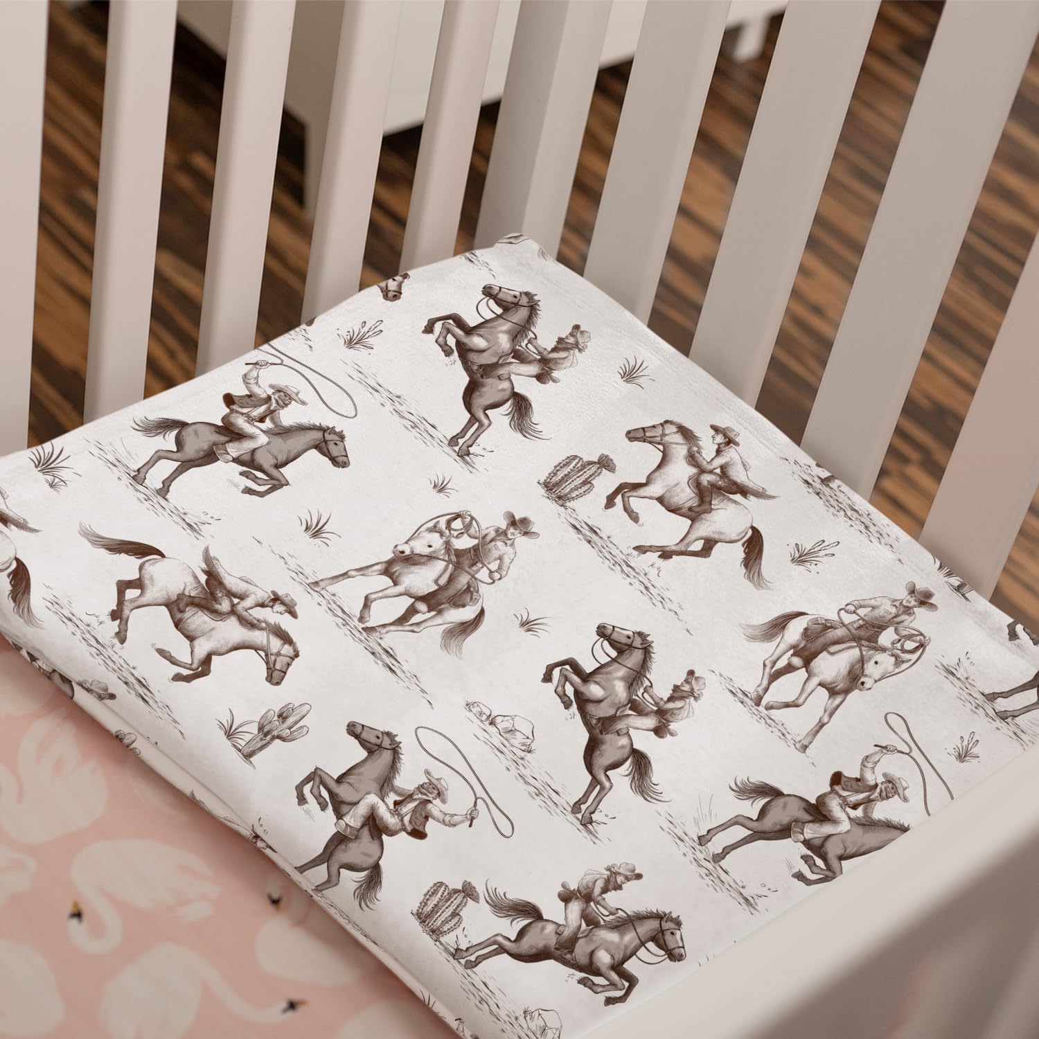 Locobird Western Blanket gift-ready packaging for new parents.