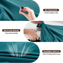 Loevin lounger with breathable cotton cover for gentle skin contact
