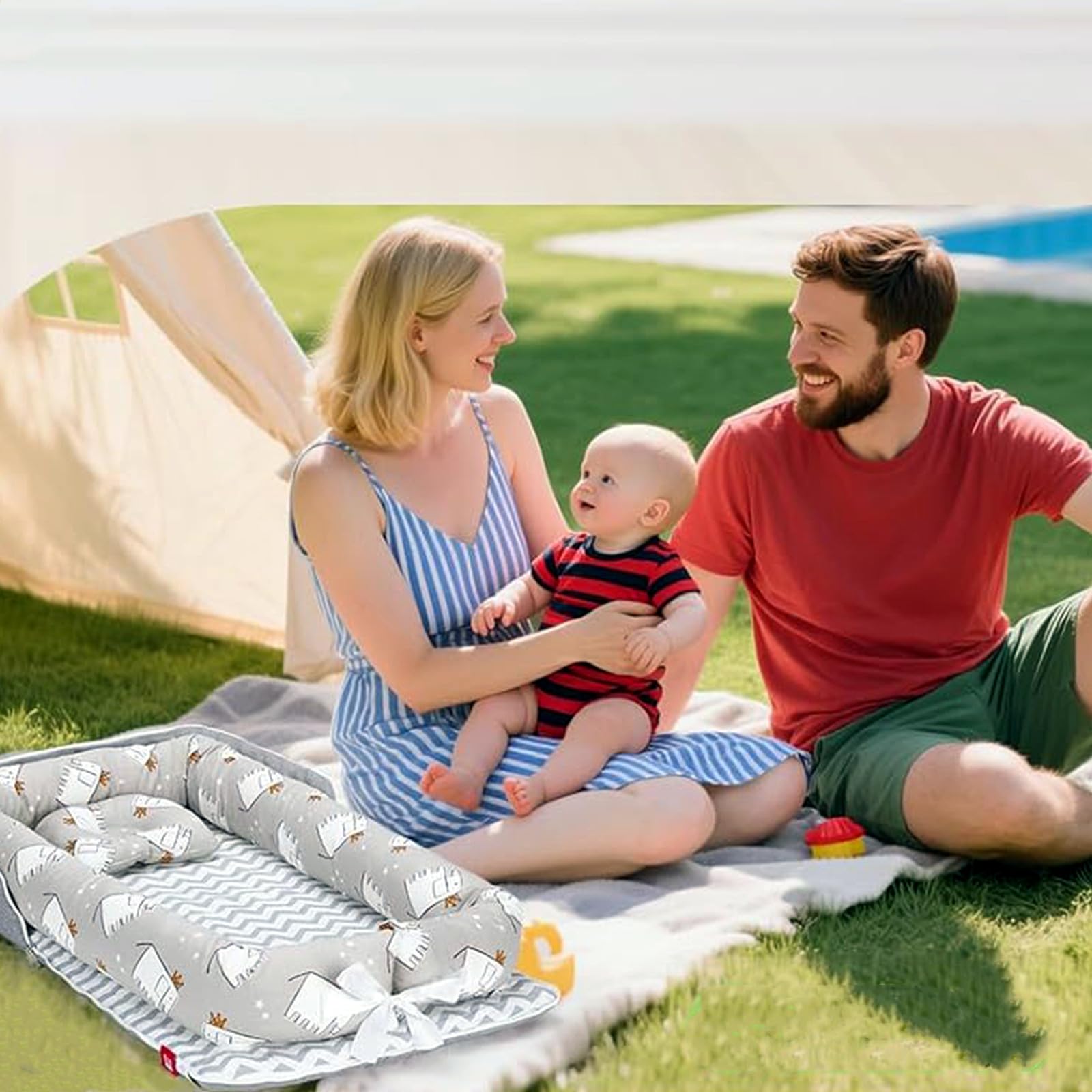 Loevin lounger front and back mood switch for versatile setup