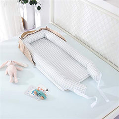 Loevin newborn nest gray thousand bird check cushions gentle movements during play