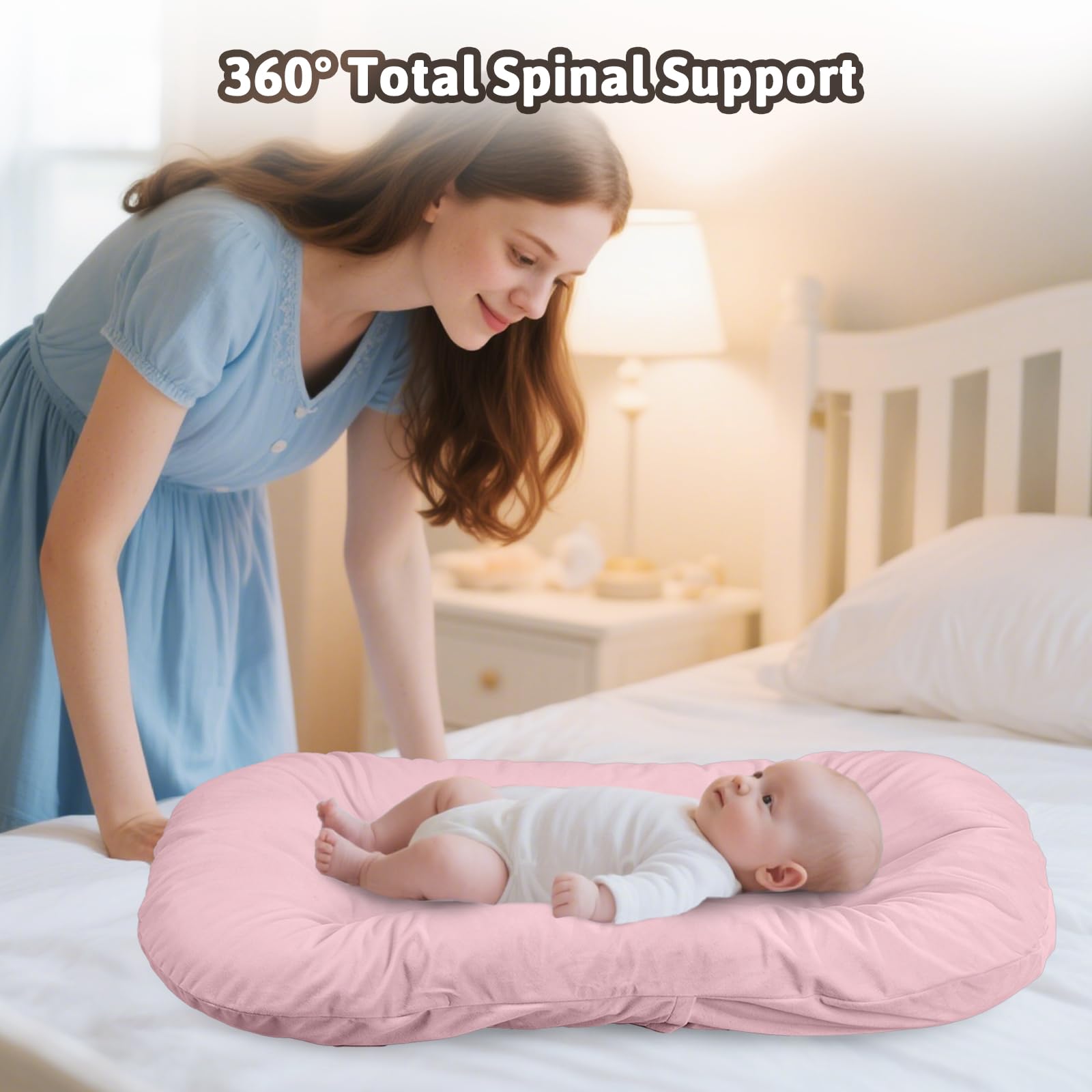 Loevin Baby Lounger Lightweight 2.65 lb for portable use