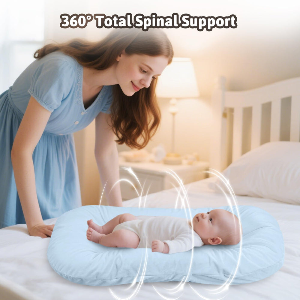 Loevin tummy time mat creates a comfy surface for supervised exploration