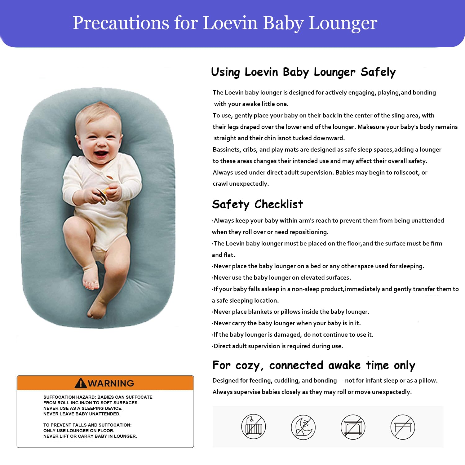 Loevin tummy-time use illustrating versatile floor time