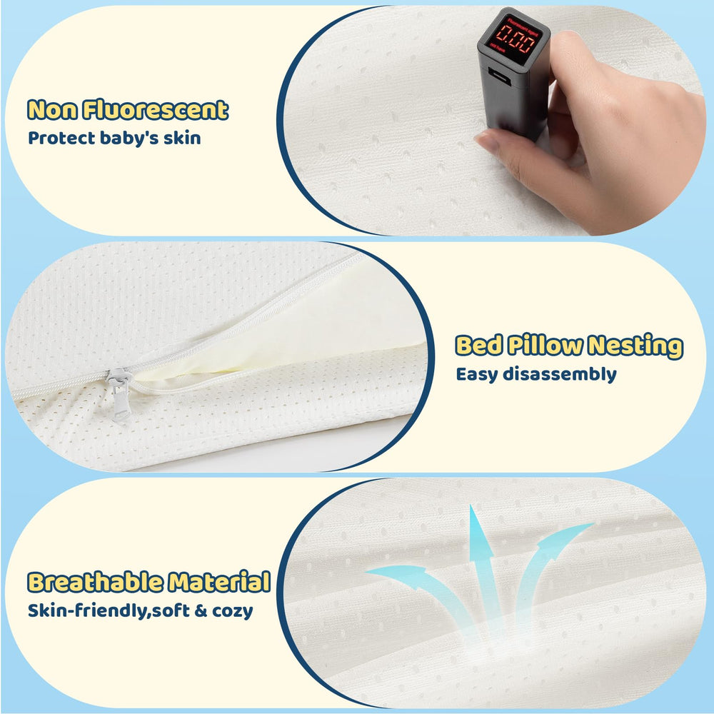 Loevin detachable cover is washable for quick refresh between uses.