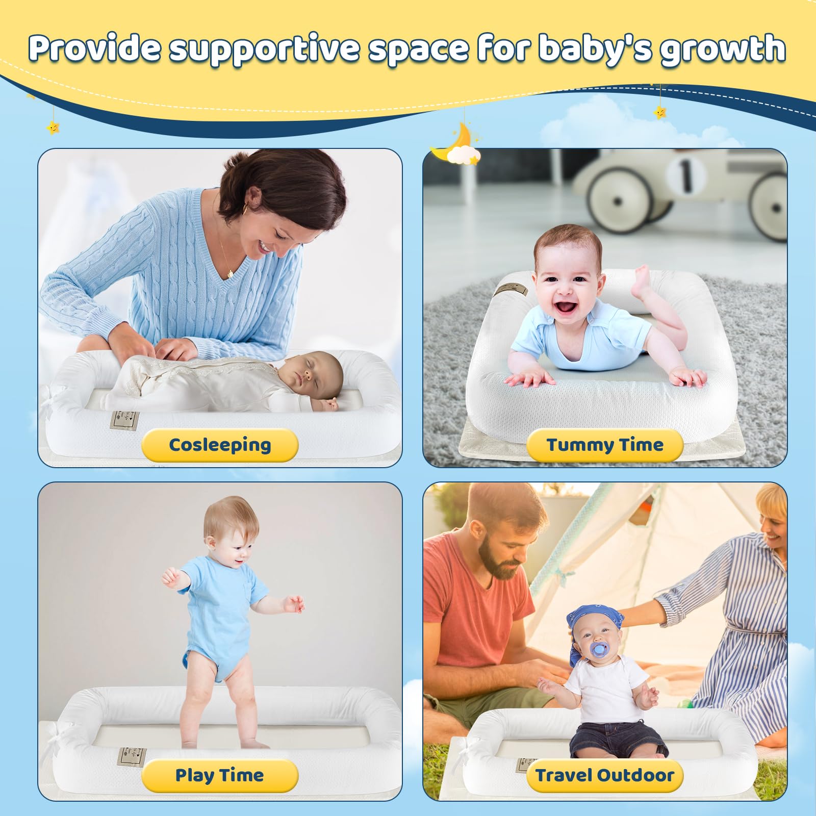 Loevin guardrail setup on a changing surface offers gentle support.