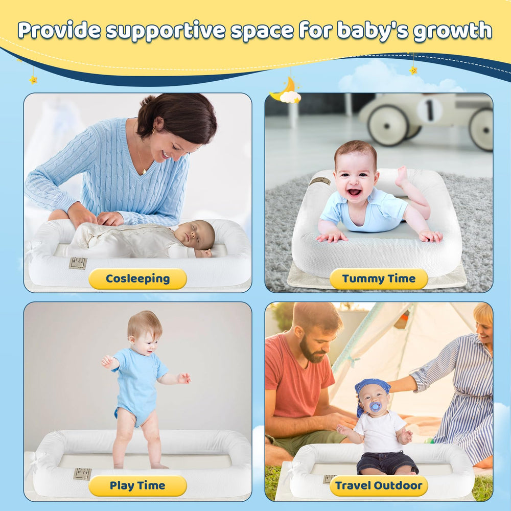 Loevin guardrail setup on a changing surface offers gentle support.