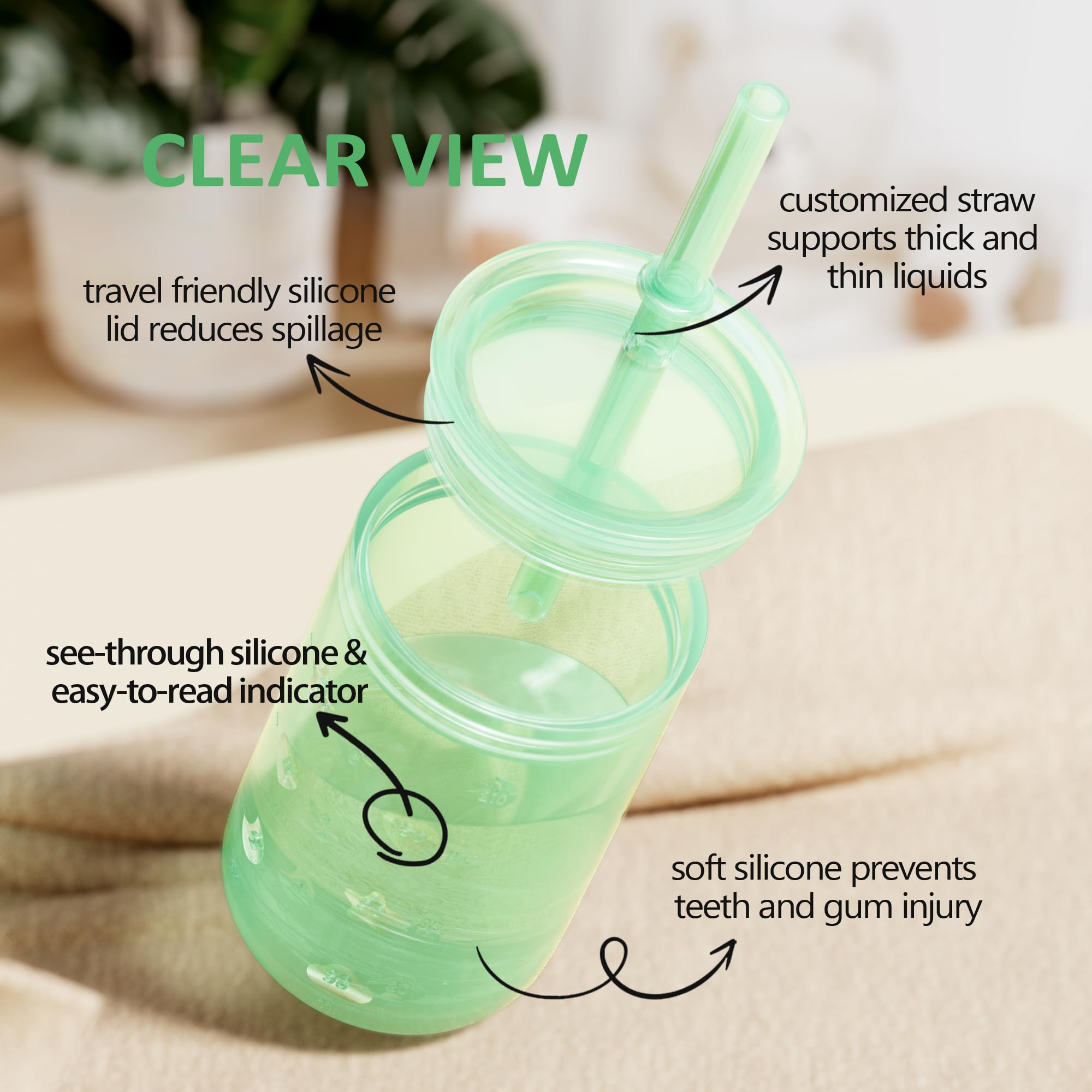 Login Life Sippy Cup with cute patterns engages babies during practice drinking
