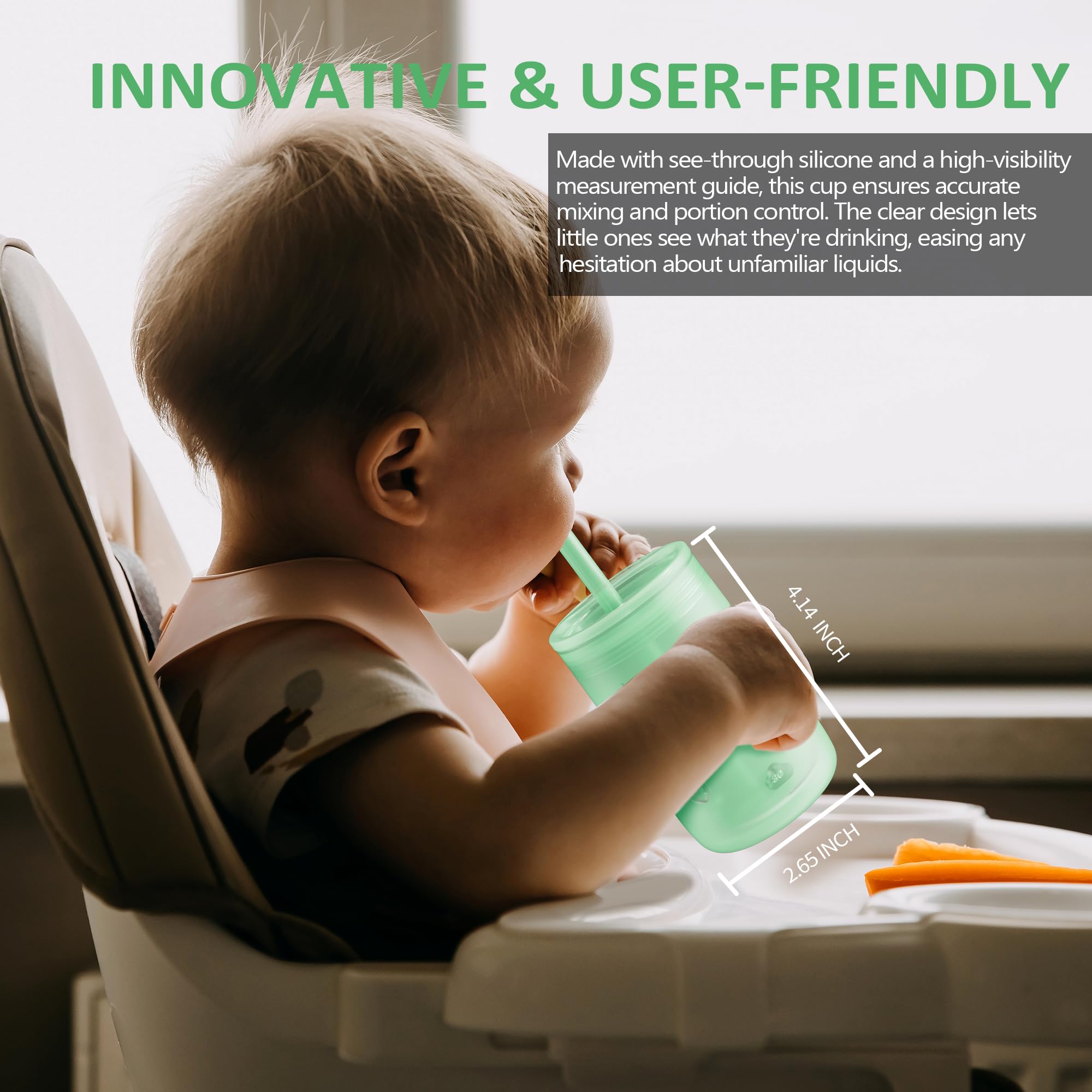 Login Life Sippy Cup sealing band ensures a tight lid and fewer spills