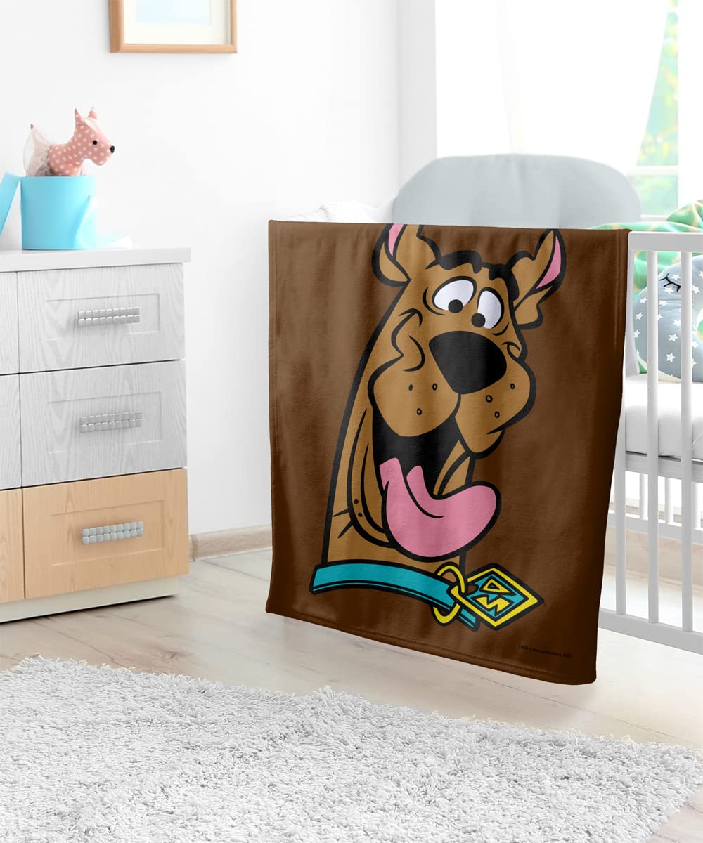 LOGOVISION Scooby Doo blanket double-stitched edges for durability