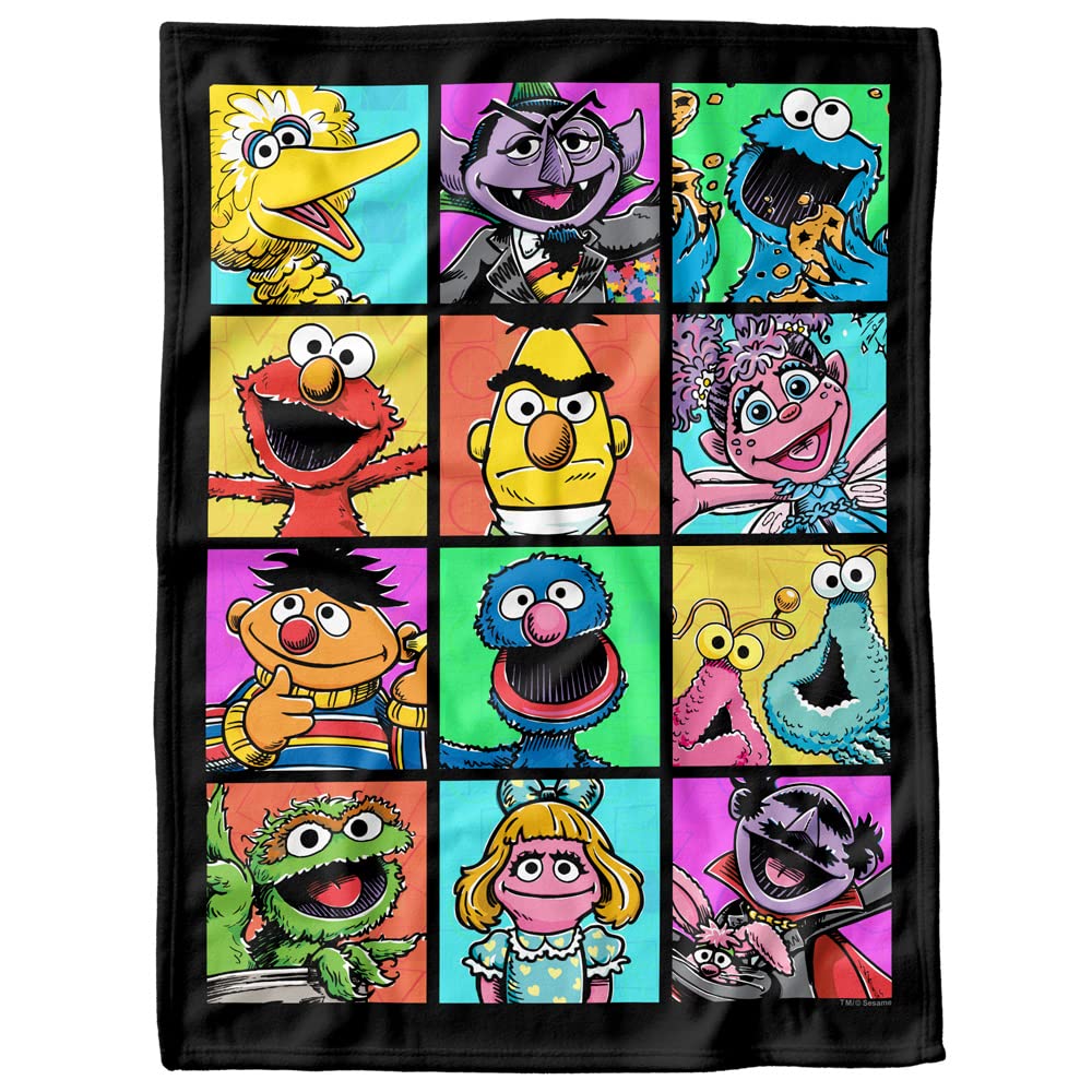 LOGOVISION Sesame Street double-stitching ensures durable edges for daily use.
