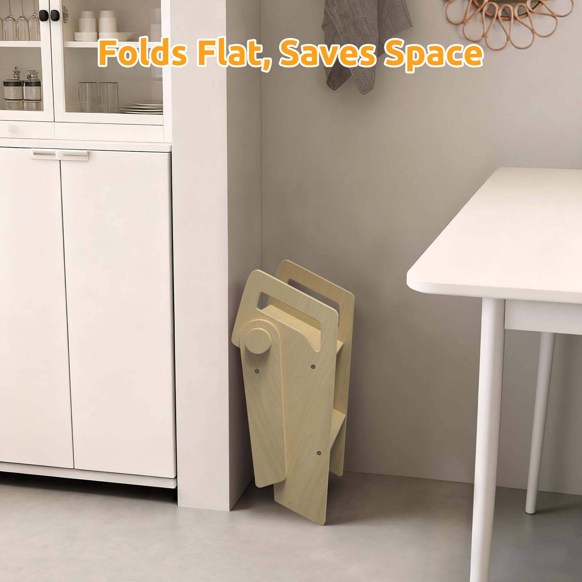 LOHASOK natural wood and non-toxic paint ensure child-friendly materials.