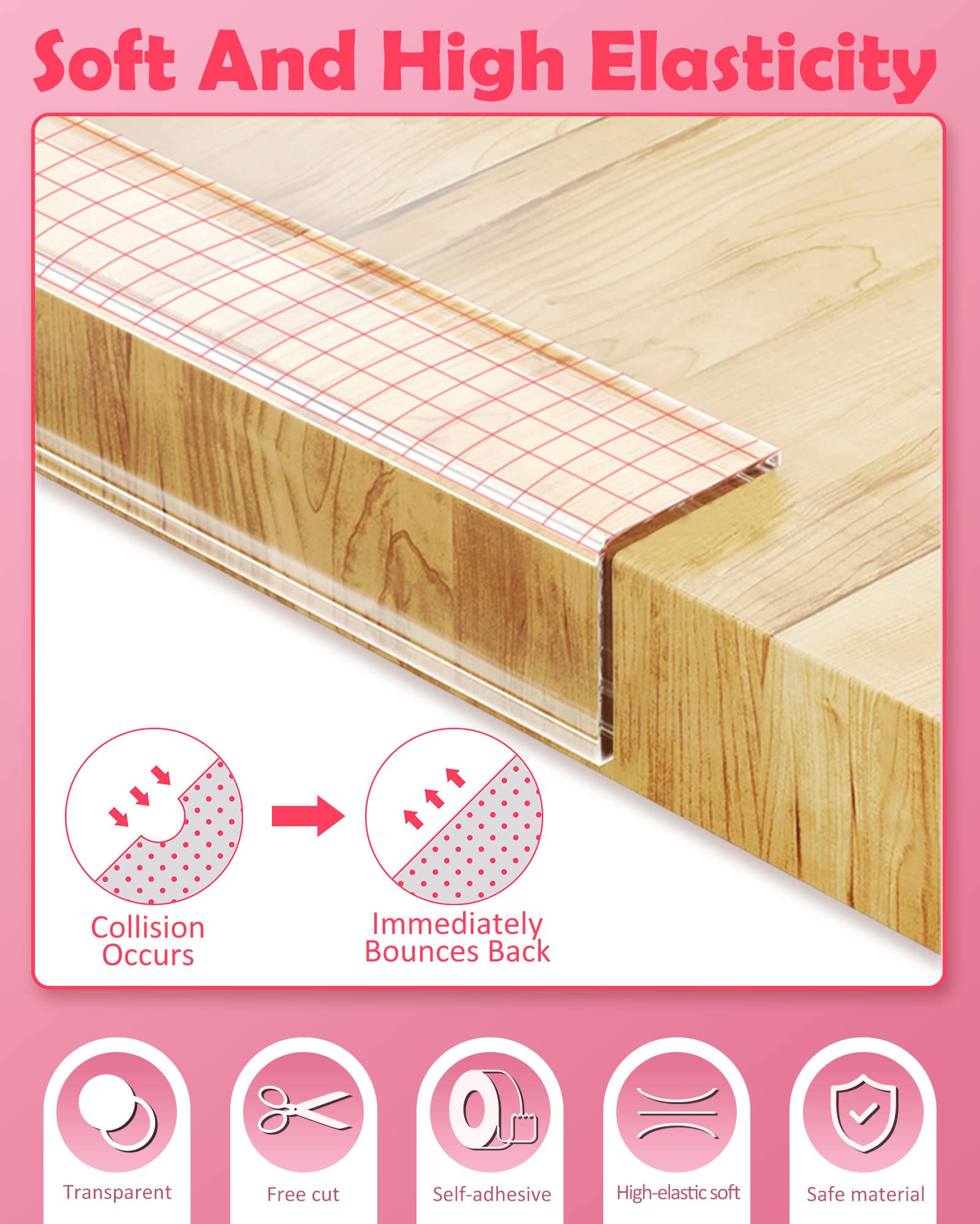 Loiion adhesive edge cushion ensures long-lasting hold on furniture.