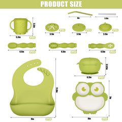 Lokeisna divided plate for multi-food meals during self-feeding.