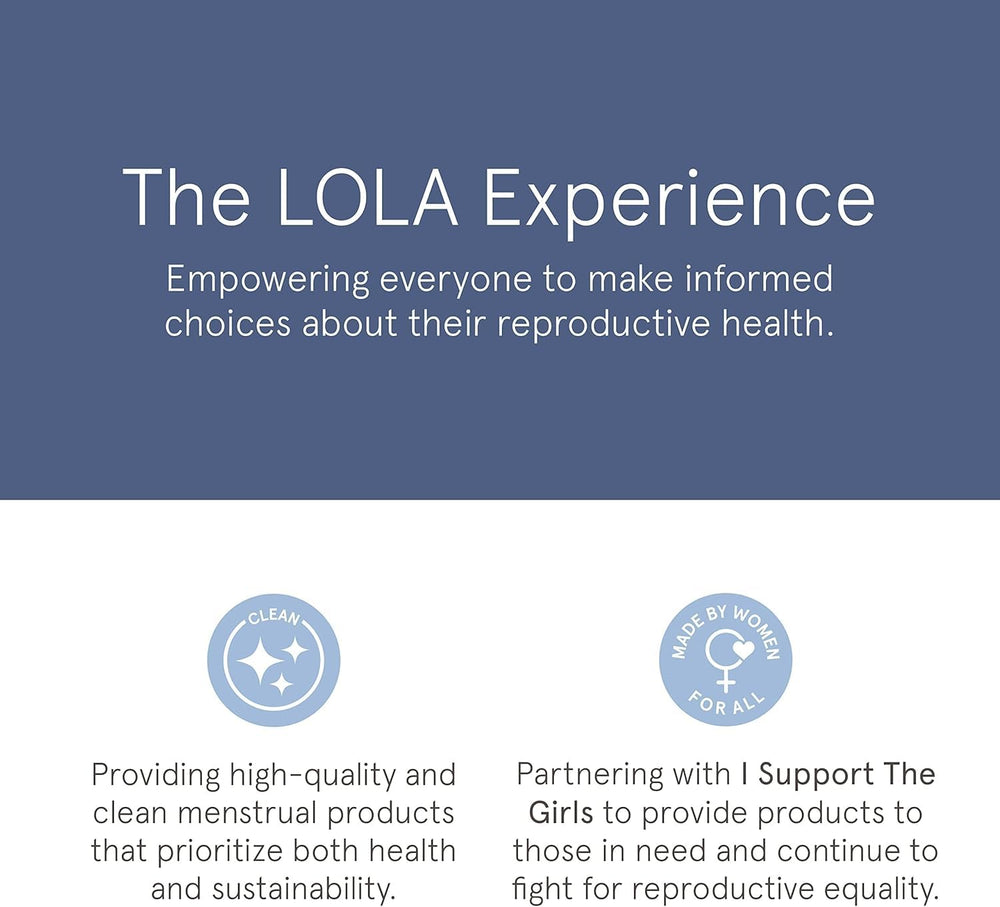LOLA 36-count regular ultra-thin with wings pads for everyday wear