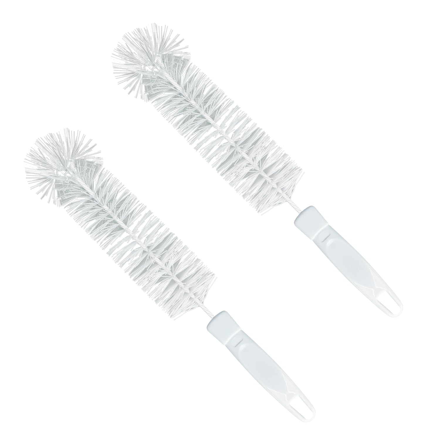 LOLA bottle brush cleaner long head reaches bottle bottom for thorough cleaning