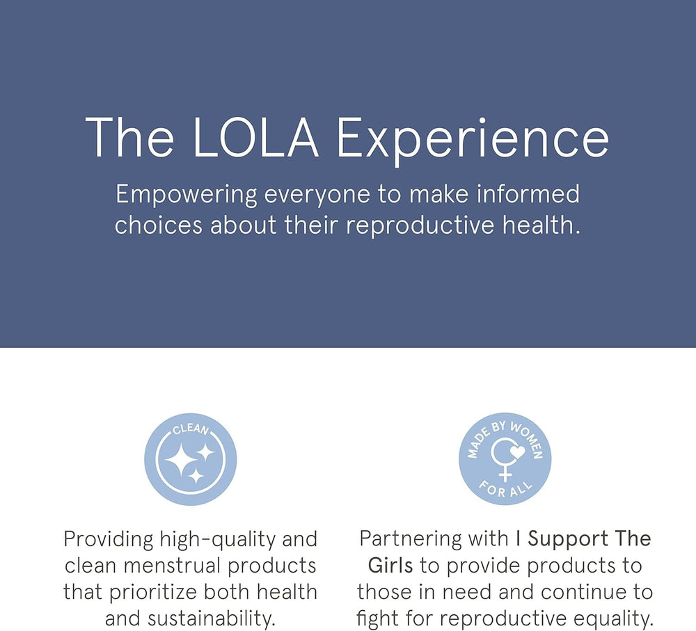 LOLA brand mission and nonprofit partnerships messaging