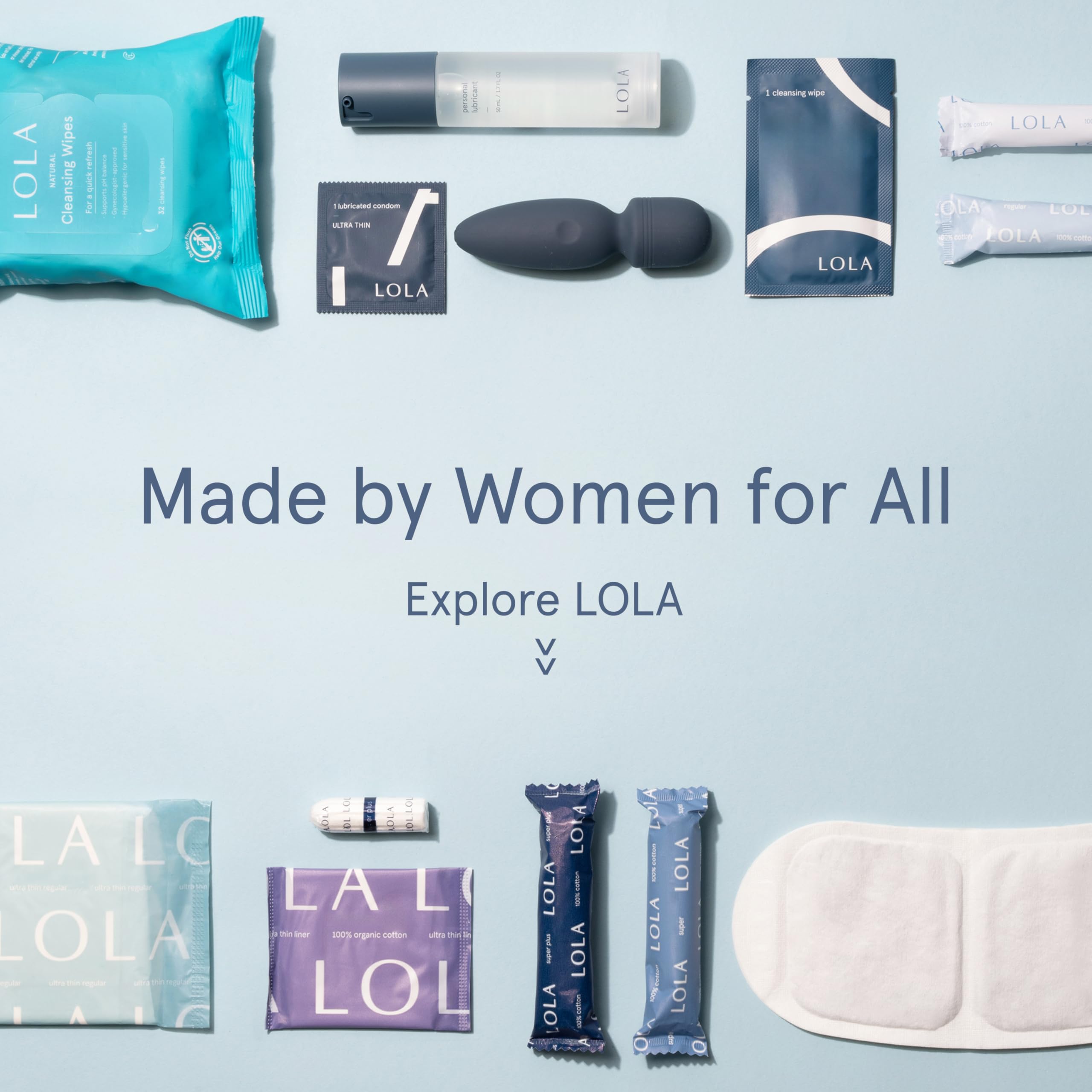 Lola HSA/FSA eligible feminine care for easy budgeting.