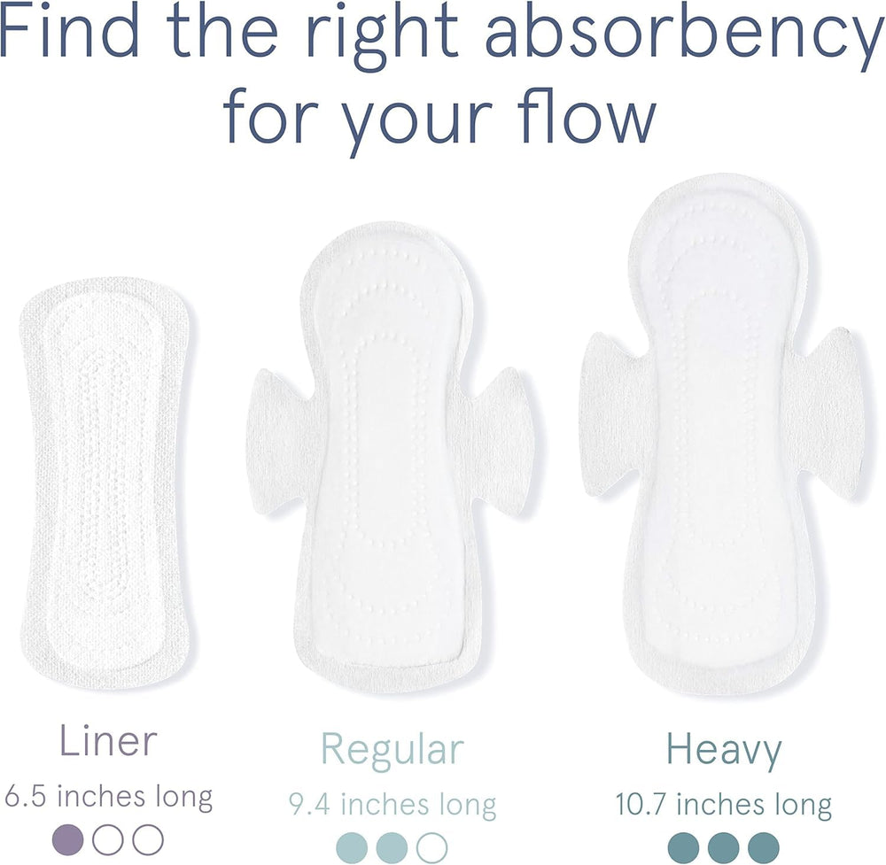 LOLA Panty Liners organic cotton soft, flexible fit.