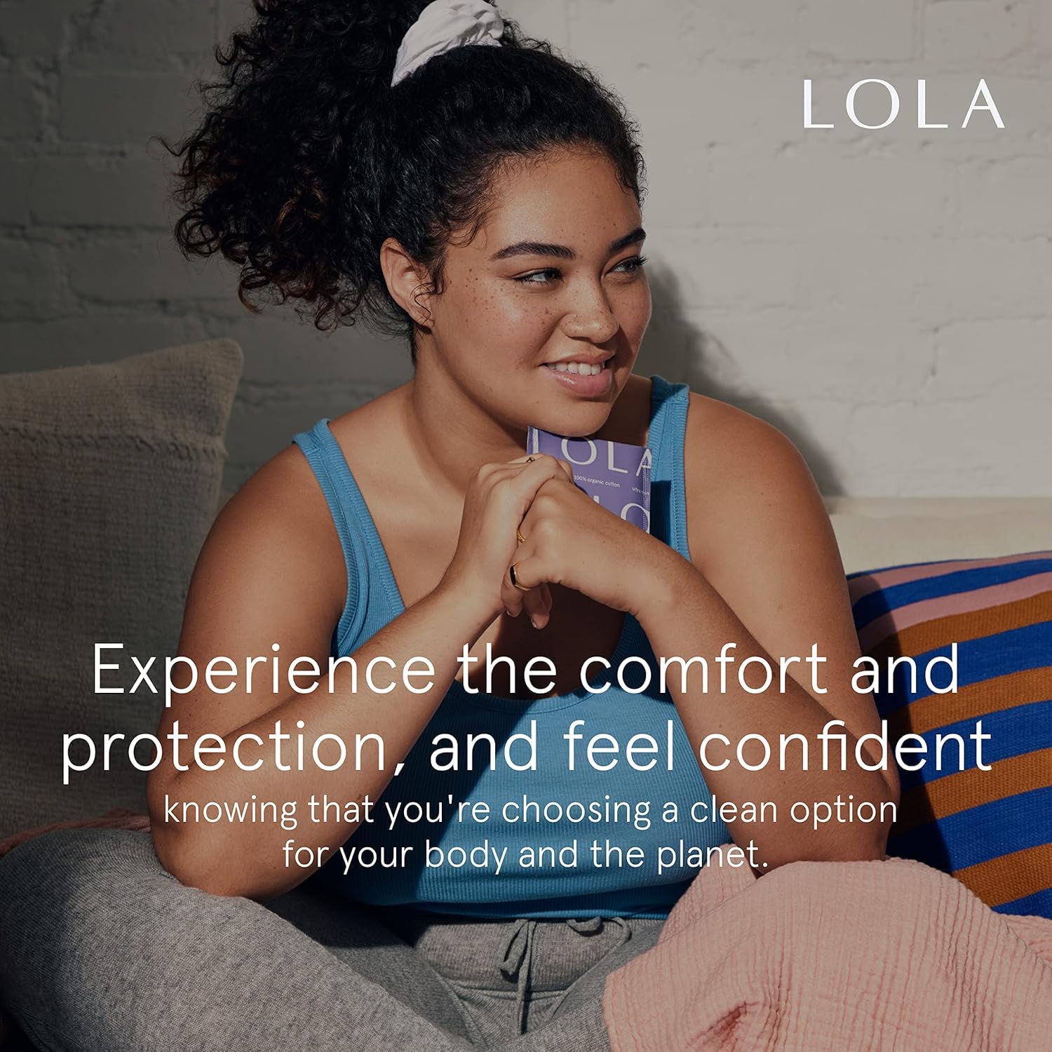 LOLA Panty Liners soft natural fit under underwear.