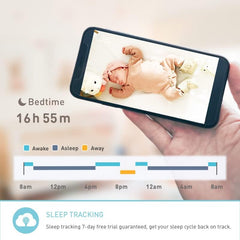 Lollipop baby monitor true crying detection reduces false alarms with AI analysis.