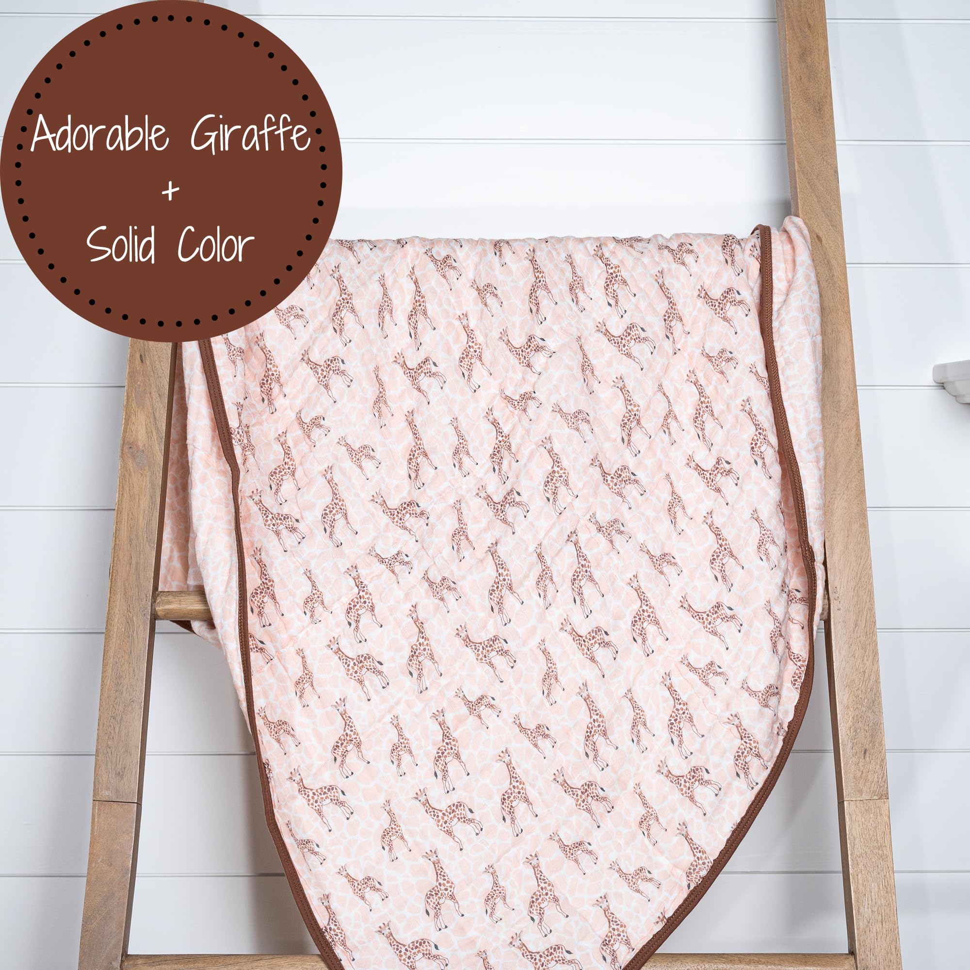 LollyBanks 47x47 inch blanket offers ample coverage from newborn to toddler.