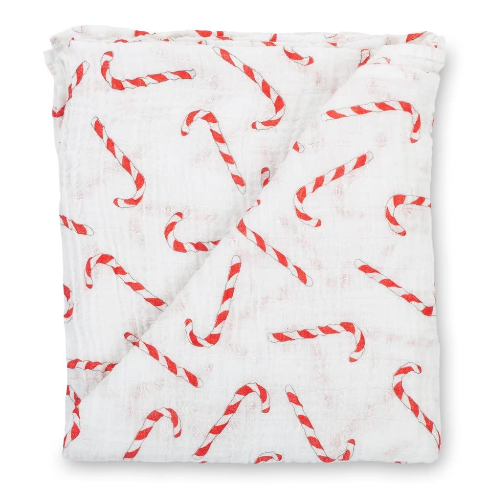 LollyBanks large 47x47 swaddle provides generous wrap space for growing babies