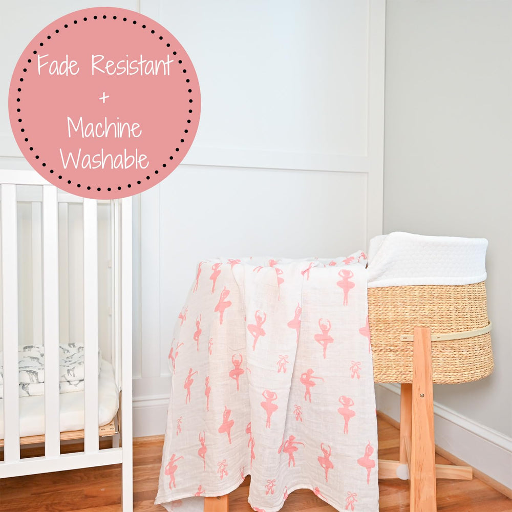 LollyBanks OEKO-TEX certified muslin blanket safe care and washing