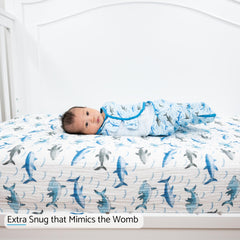LollyBanks bottom zipper swaddle for quick diaper changes
