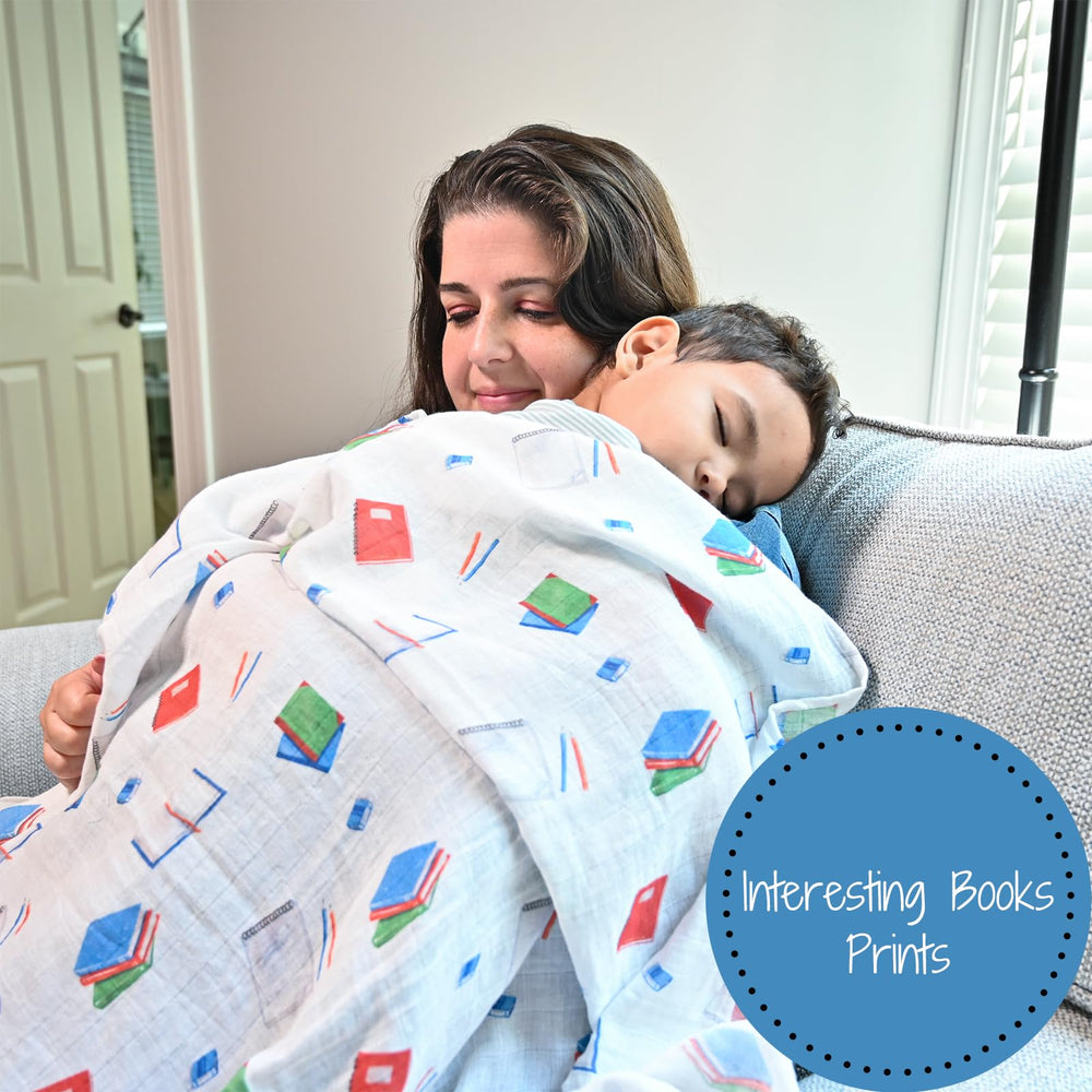 LollyBanks breathable cotton muslin keeps baby cool and comfortable during naps.