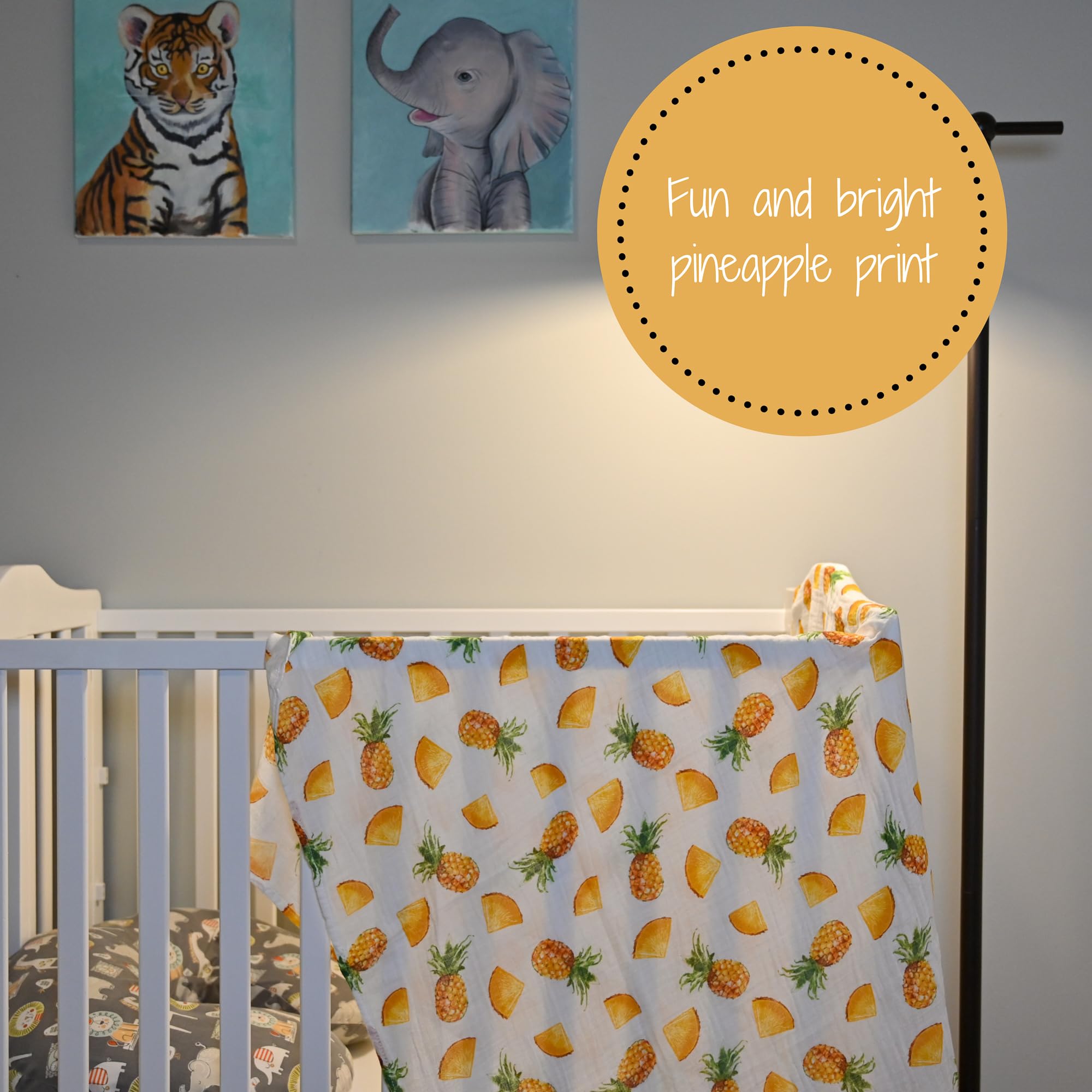 LollyBanks versatile burp cloth and cover on the go.