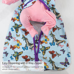 LollyBanks cotton sleep sack with TOG 0.5 for gentle warmth.