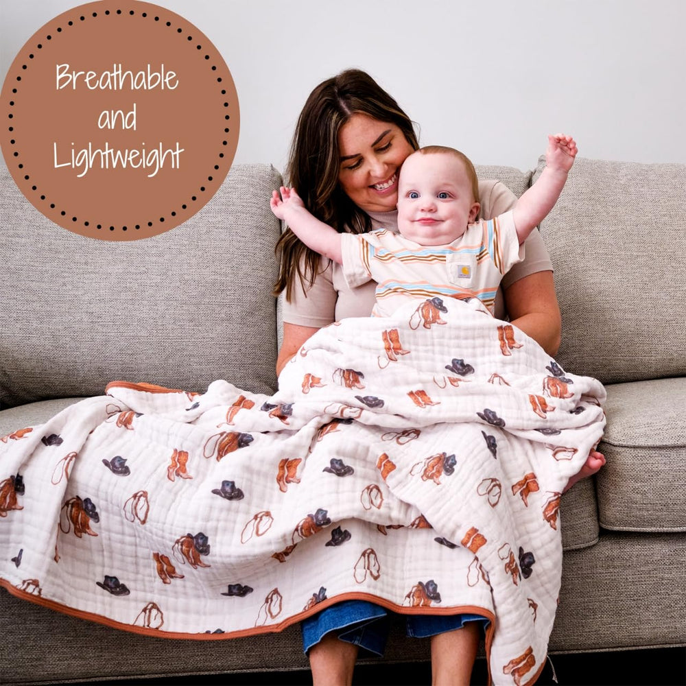LollyBanks durable machine-washable baby quilt for easy care.